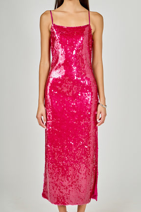 Sequin Slip Dress