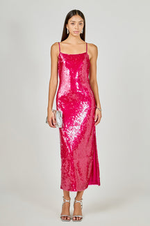 ENDLESS ROSE - Sequin Slip Dress - DRESSES available at Objectrare