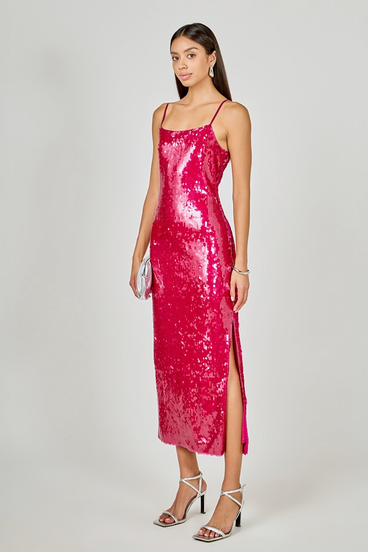 ENDLESS ROSE - Sequin Slip Dress - DRESSES available at Objectrare