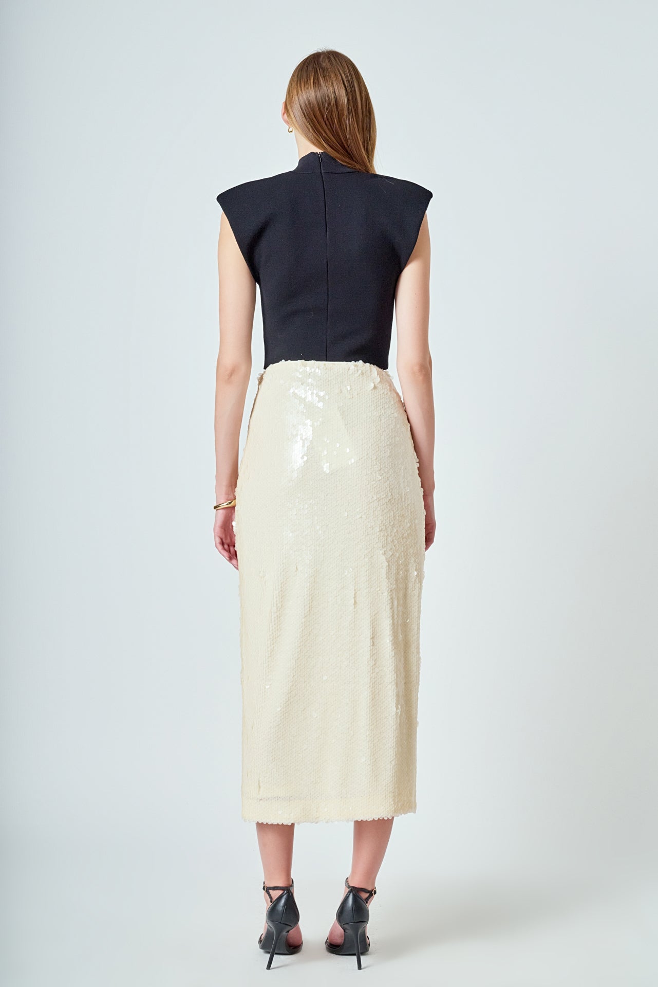 Sequins Midi Skirt