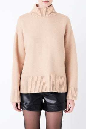 GREY LAB - Turtle Neck Sweater - SWEATERS & KNITS available at Objectrare