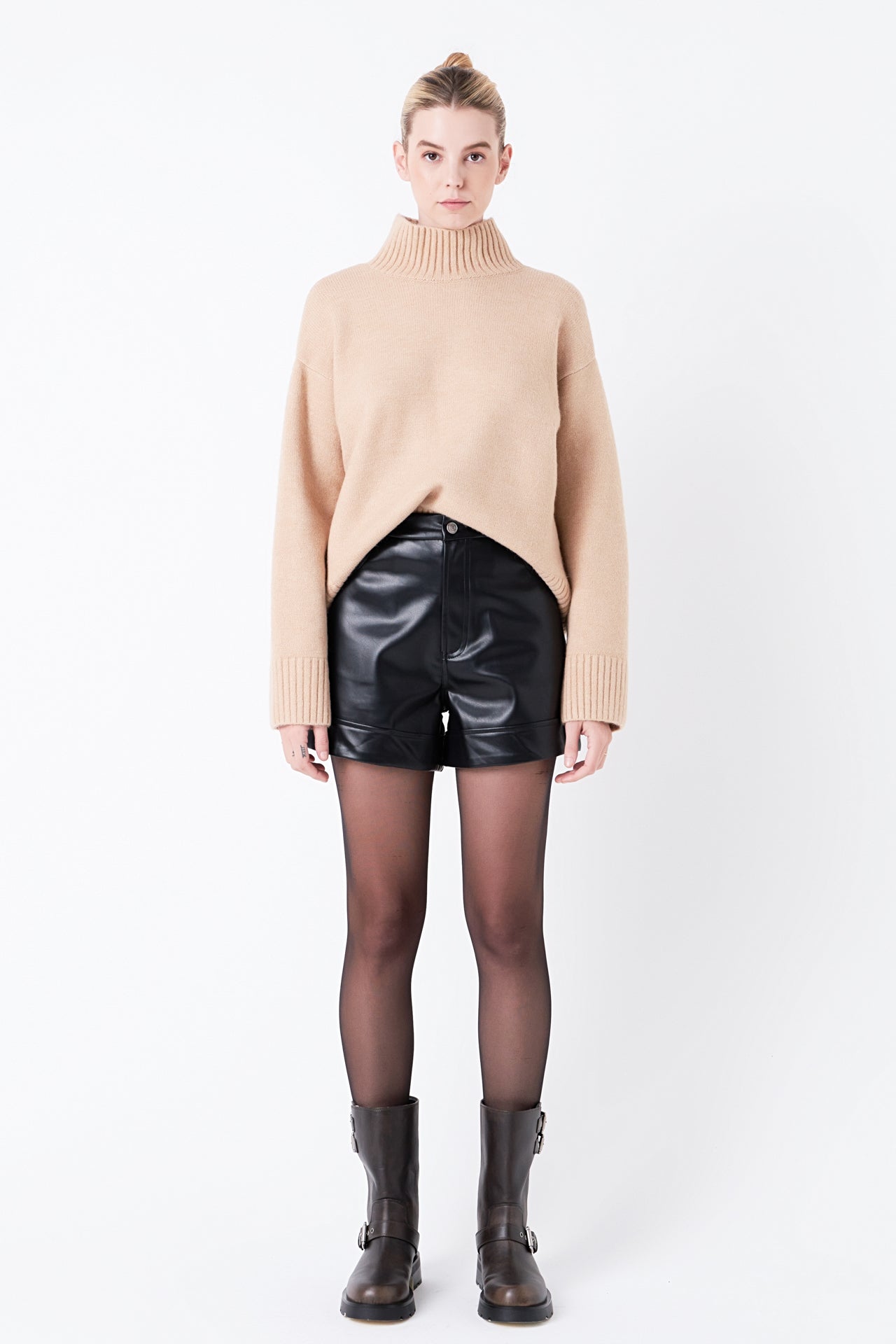 GREY LAB - Turtle Neck Sweater - SWEATERS & KNITS available at Objectrare