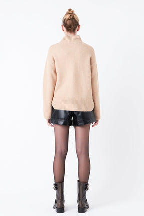 GREY LAB - Turtle Neck Sweater - SWEATERS & KNITS available at Objectrare