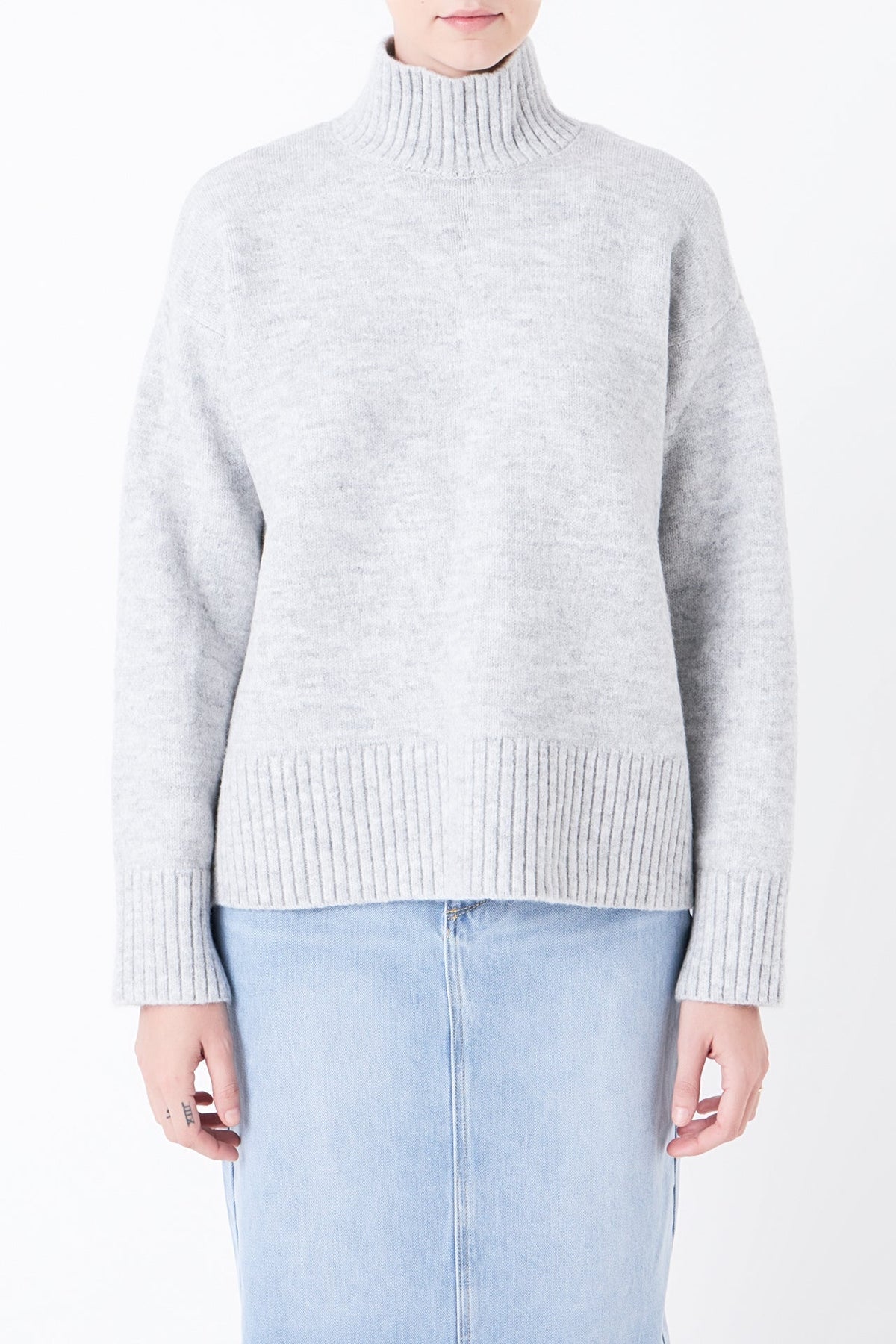 GREY LAB - Turtle Neck Sweater - SWEATERS & KNITS available at Objectrare