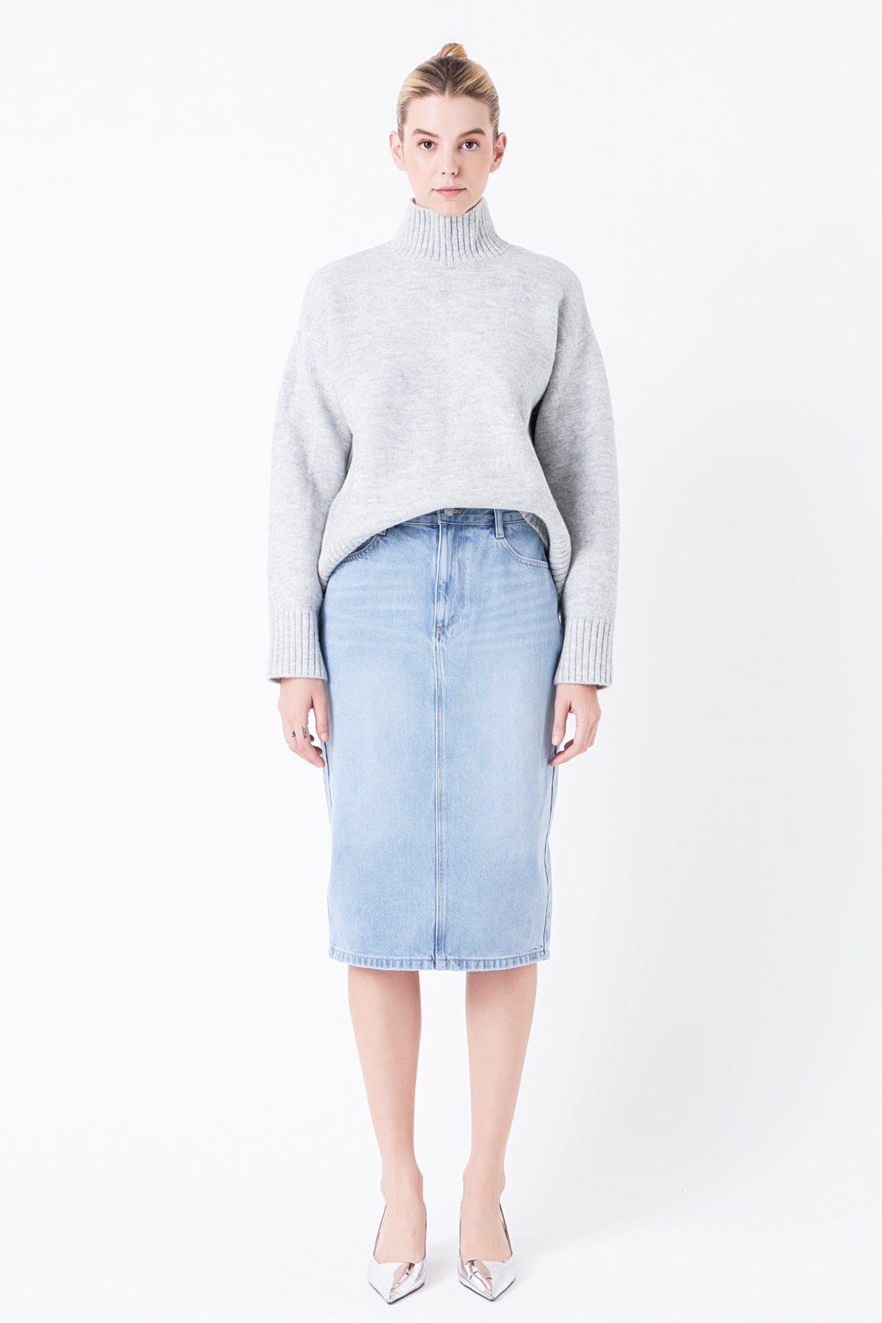 GREY LAB - Turtle Neck Sweater - SWEATERS & KNITS available at Objectrare