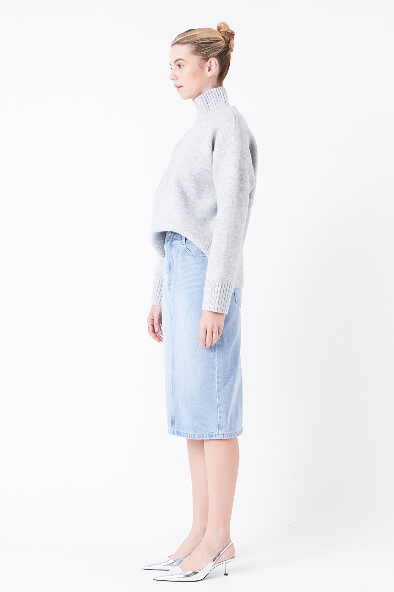 GREY LAB - Turtle Neck Sweater - SWEATERS & KNITS available at Objectrare