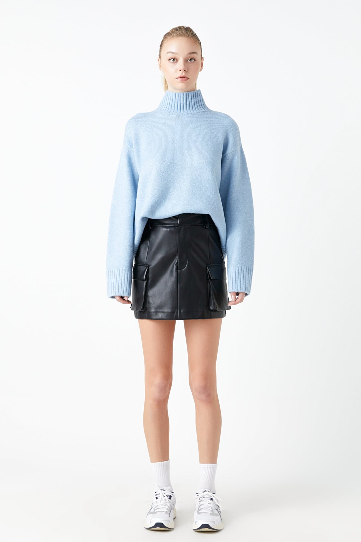 GREY LAB - Turtle Neck Sweater - SWEATERS & KNITS available at Objectrare