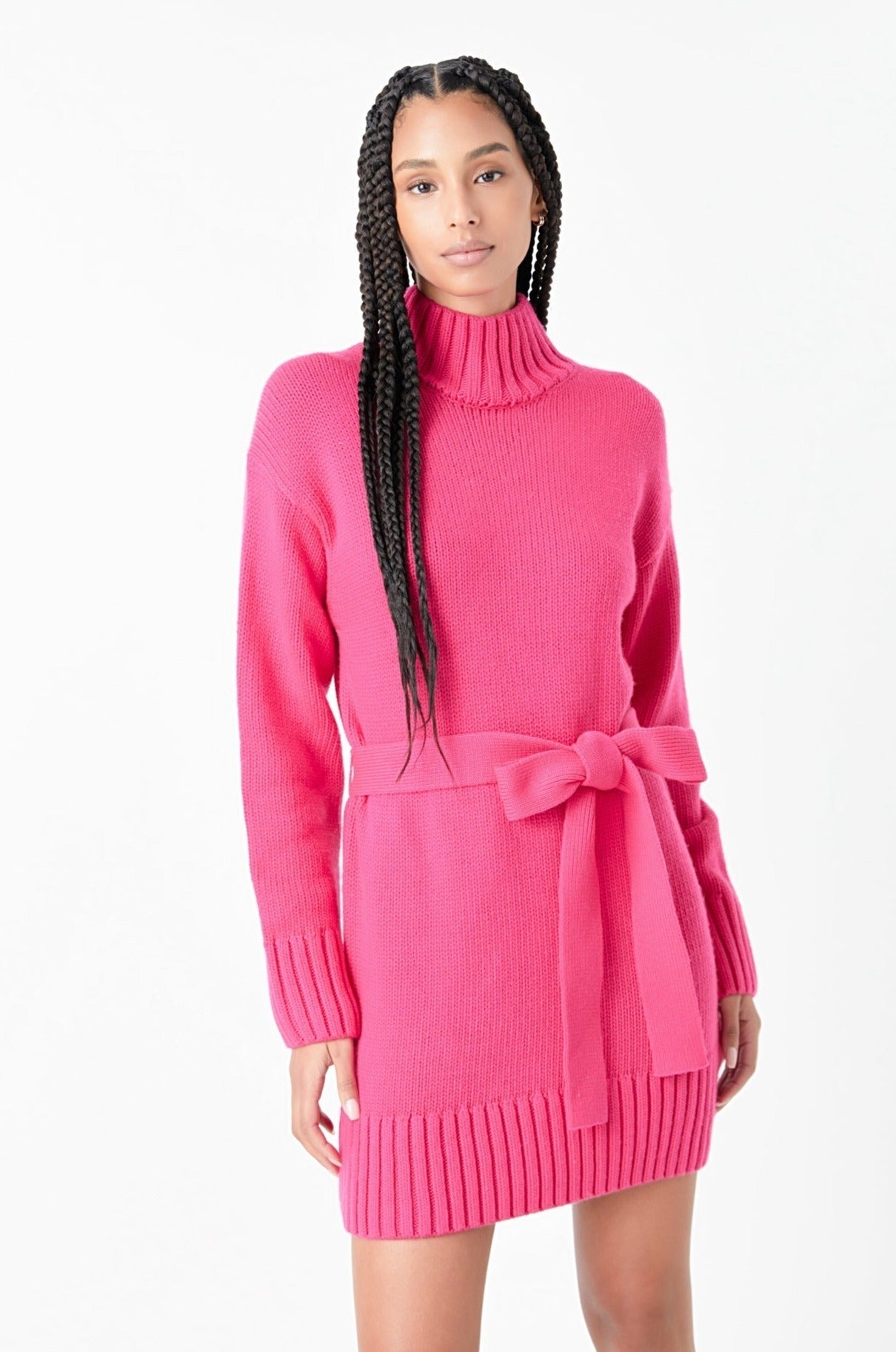 GREY LAB - Turtle Neck Dress - DRESSES available at Objectrare