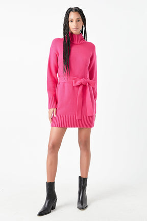 GREY LAB - Turtle Neck Dress - DRESSES available at Objectrare
