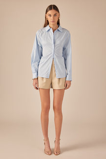 ENDLESS ROSE - Button Down Shirt - SHIRTS & BLOUSES available at Objectrare