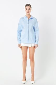 ENDLESS ROSE - Button Down Shirt - SHIRTS & BLOUSES available at Objectrare