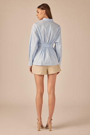 ENDLESS ROSE - Button Down Shirt - SHIRTS & BLOUSES available at Objectrare