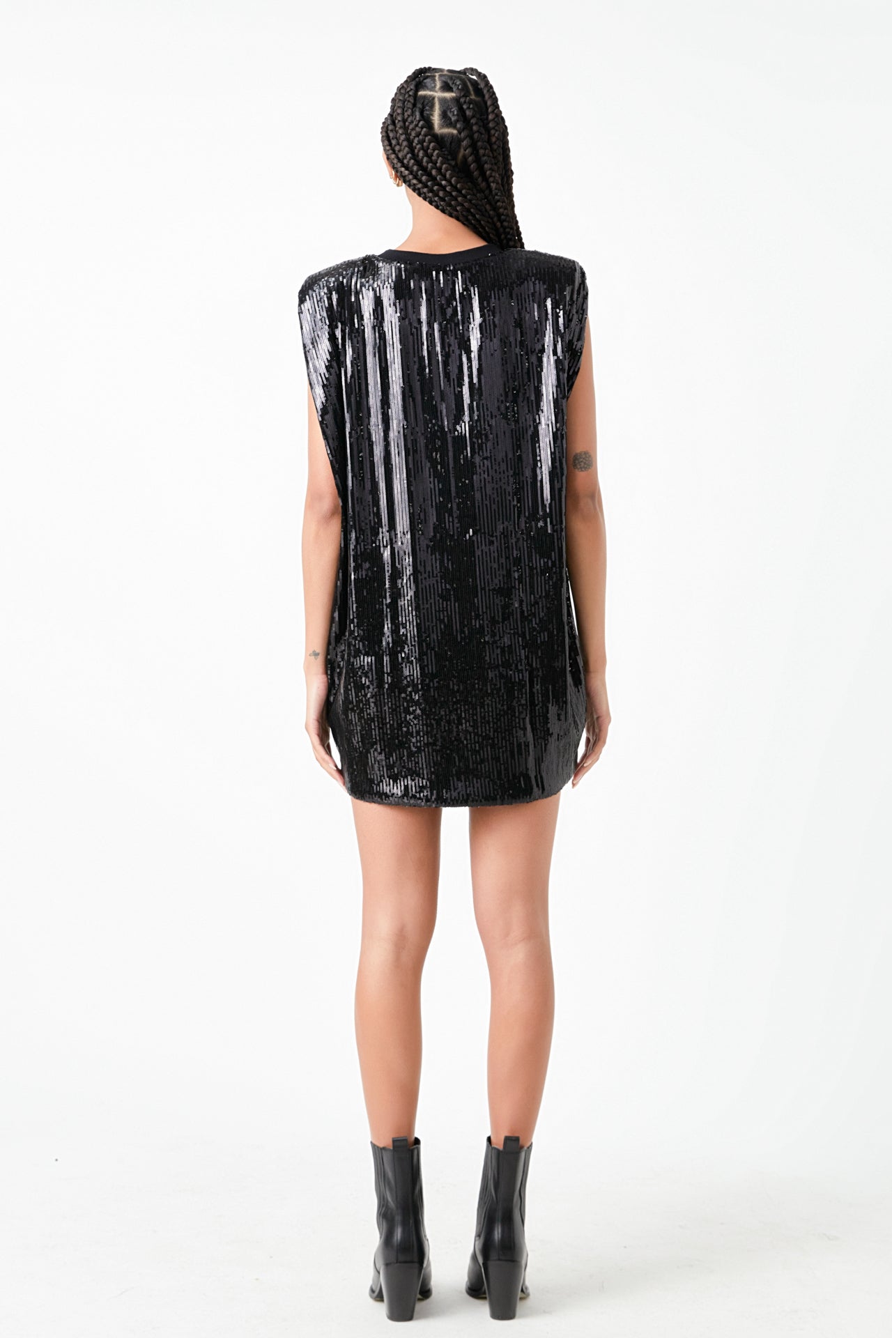 GREY LAB - Grey Lab - Sequined Mini Dress - DRESSES available at Objectrare