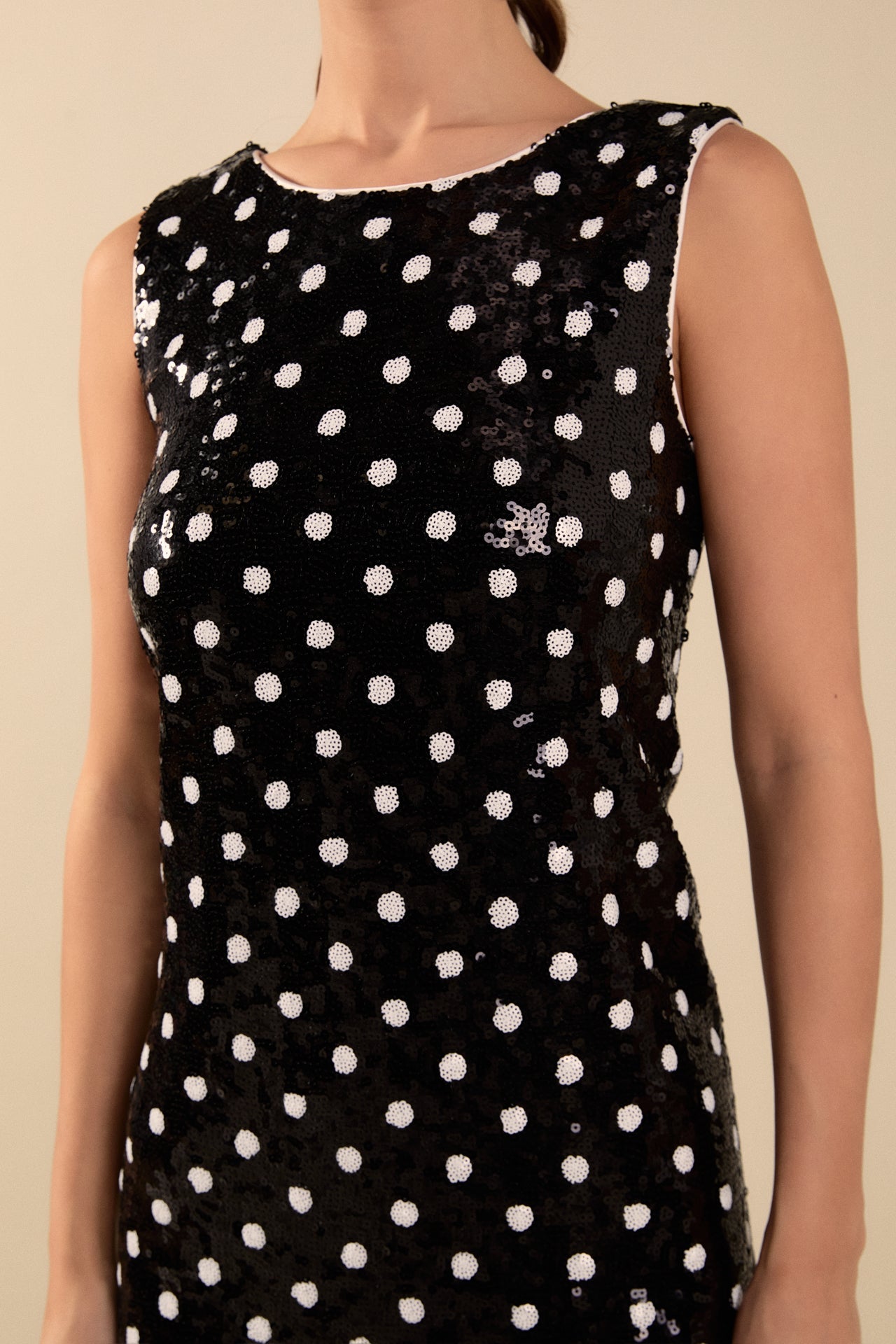 ENDLESS ROSE - Endless Rose - Dot Sequin Mini Dress - DRESSES available at Objectrare