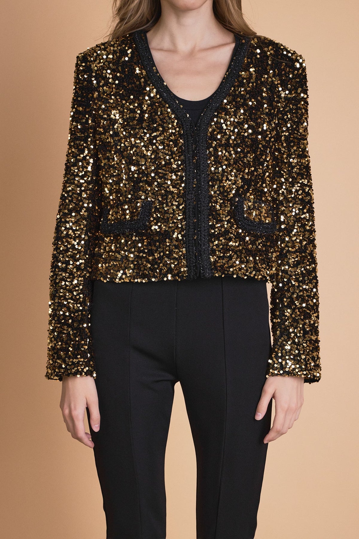 ENDLESS ROSE - Endless Rose - Sequin Jacket - JACKETS available at Objectrare