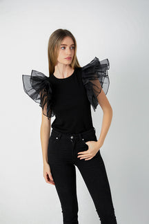 ENDLESS ROSE - Endless Rose - Ruffle Top - TOPS available at Objectrare