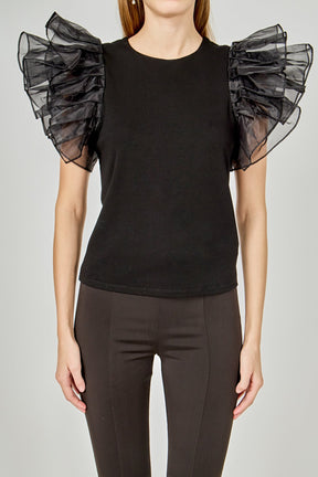 ENDLESS ROSE - Ruffle Top - TOPS available at Objectrare