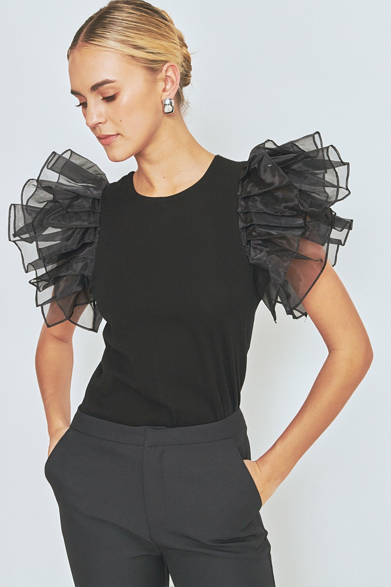 ENDLESS ROSE - Endless Rose - Ruffle Top - TOPS available at Objectrare