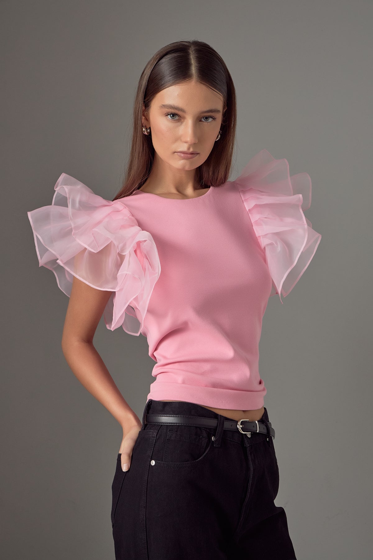 ENDLESS ROSE - Endless Rose - Ruffle Top - TOPS available at Objectrare