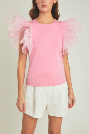 ENDLESS ROSE - Endless Rose - Ruffle Top - TOPS available at Objectrare