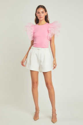 ENDLESS ROSE - Endless Rose - Ruffle Top - TOPS available at Objectrare