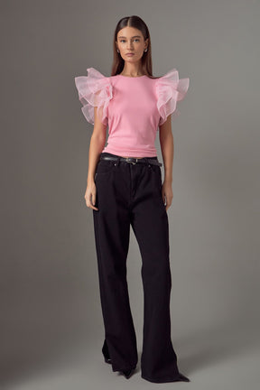 ENDLESS ROSE - Ruffle Top - TOPS available at Objectrare