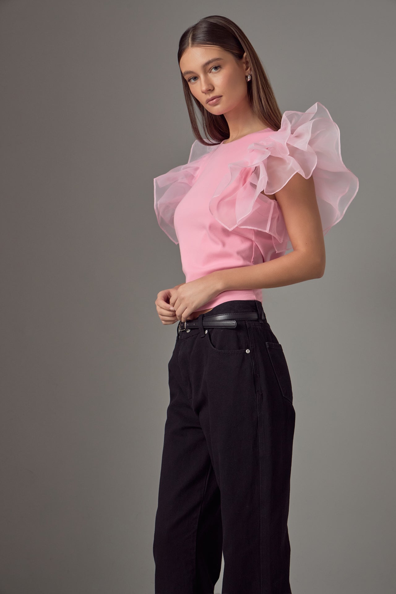 ENDLESS ROSE - Endless Rose - Ruffle Top - TOPS available at Objectrare