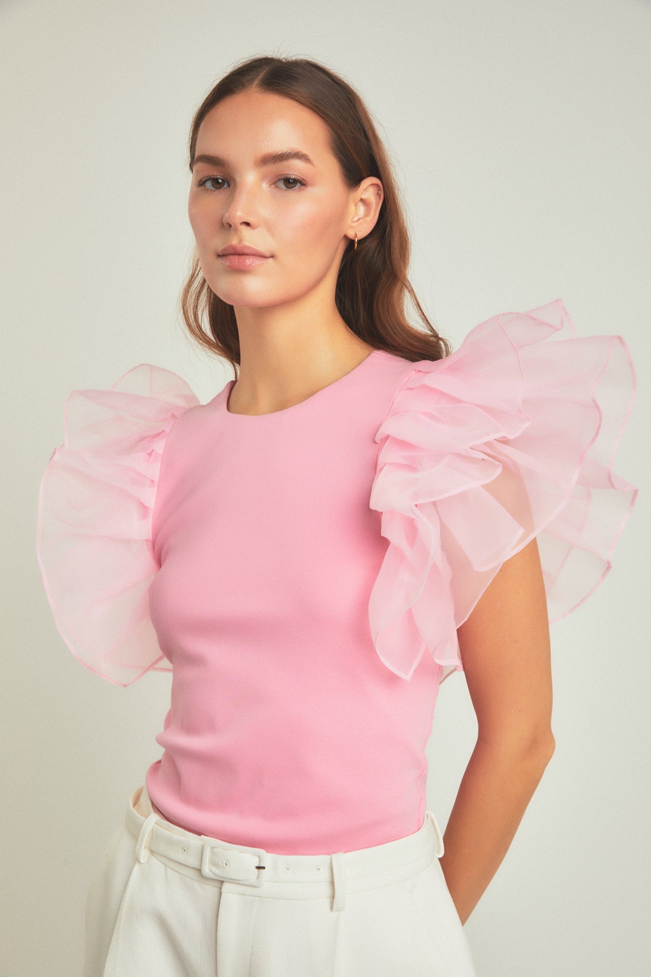 ENDLESS ROSE - Endless Rose - Ruffle Top - TOPS available at Objectrare