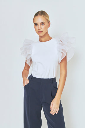 ENDLESS ROSE - Endless Rose - Ruffle Top - TOPS available at Objectrare