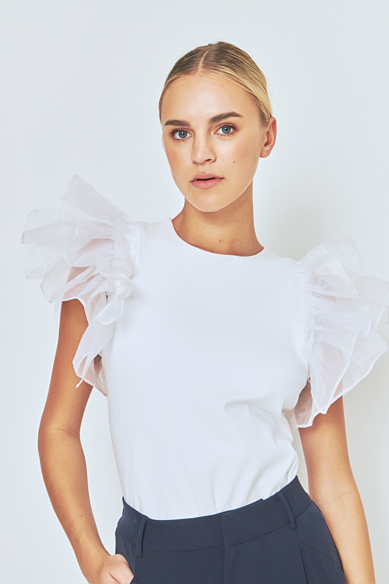 ENDLESS ROSE - Endless Rose - Ruffle Top - TOPS available at Objectrare