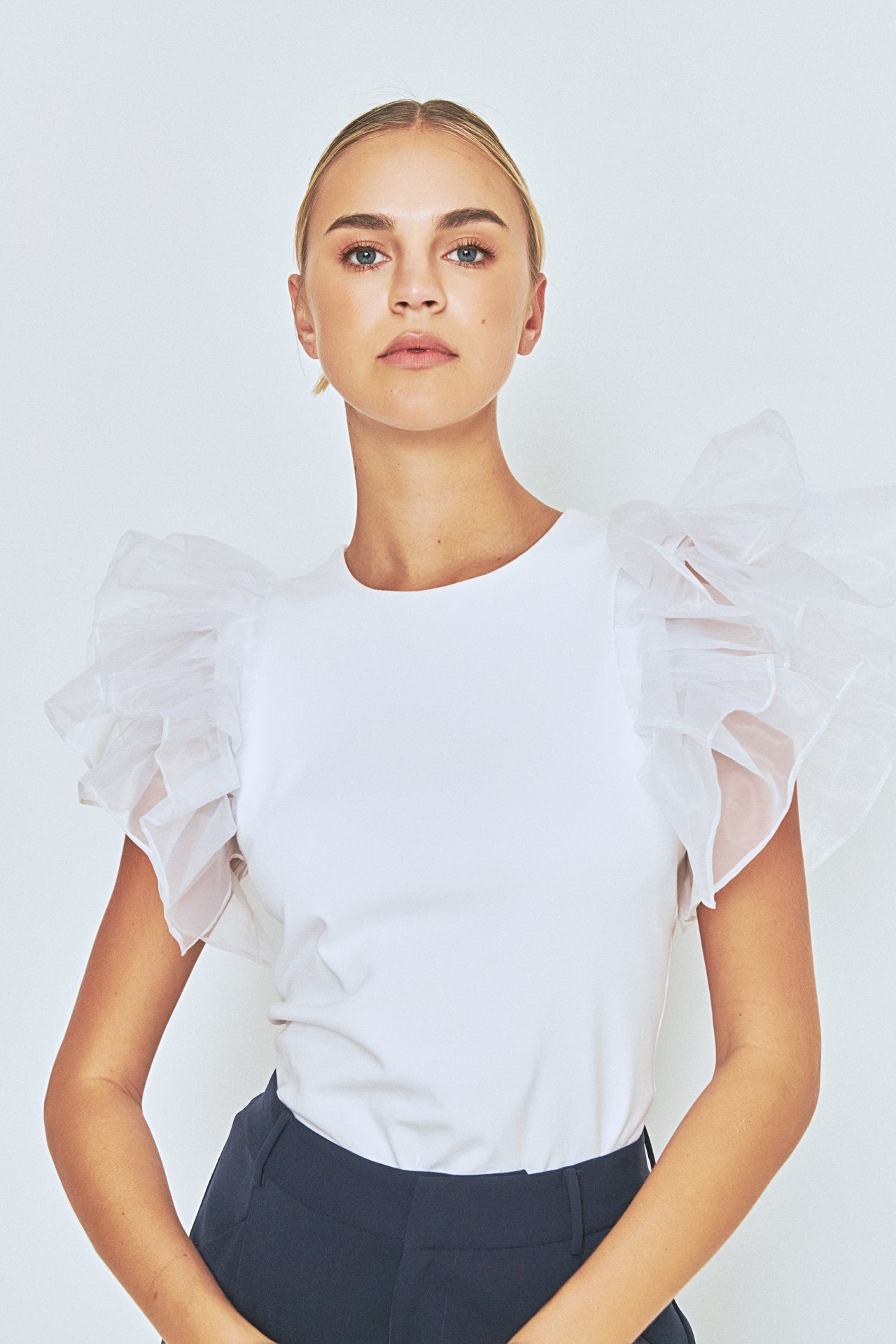 ENDLESS ROSE - Endless Rose - Ruffle Top - TOPS available at Objectrare