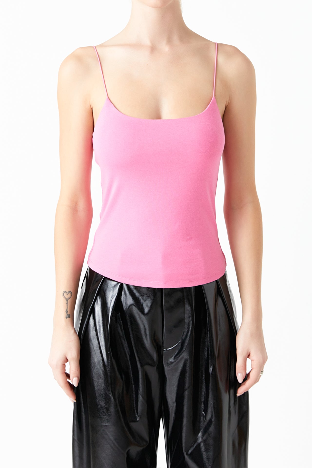 GREY LAB - Sleeveless Jersey Top - TOPS available at Objectrare