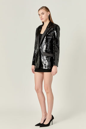 ENDLESS ROSE - Endless Rose - Sequin Oversized Jacket - JACKETS available at Objectrare