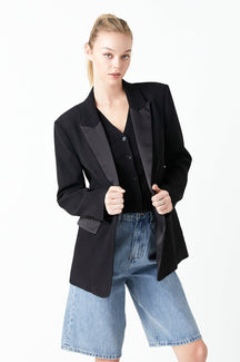 GREY LAB - Grey Lab - Tuxedo Oversized Jacket - JACKETS available at Objectrare