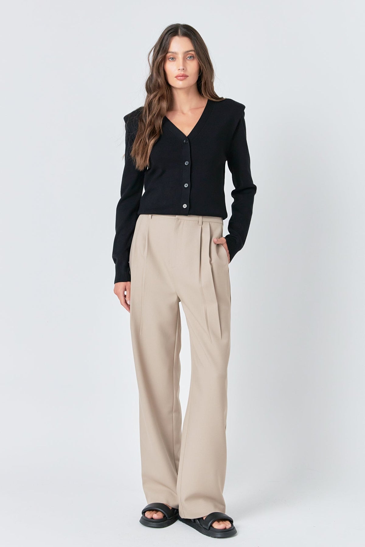 GREY LAB - V-neck Cardigan - CARDIGAN available at Objectrare