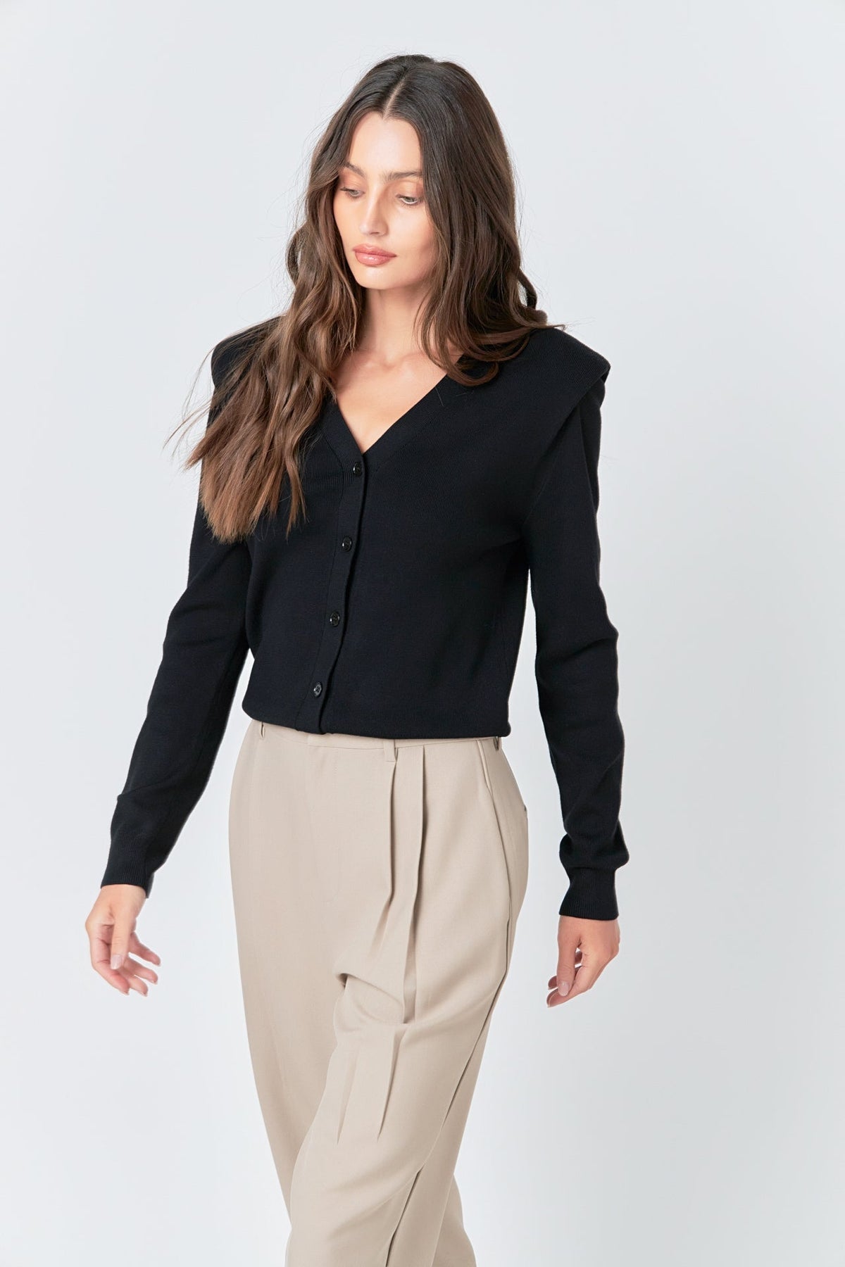GREY LAB - V-neck Cardigan - CARDIGAN available at Objectrare