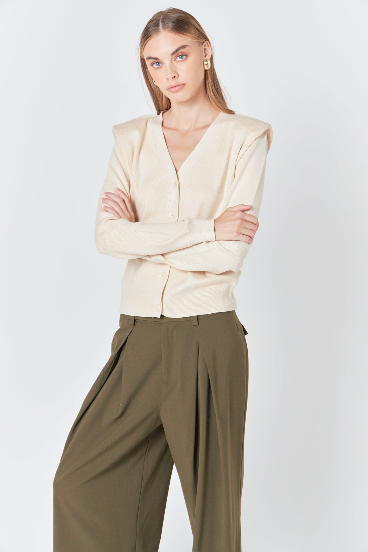 GREY LAB - V-neck Cardigan - SWEATERS & KNITS available at Objectrare