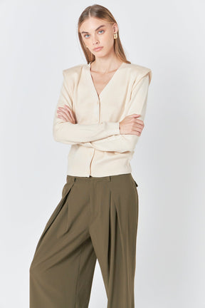 GREY LAB - V-neck Cardigan - SWEATERS & KNITS available at Objectrare