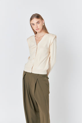 V-Neck Cardigan