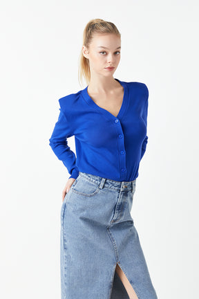 V-Neck Cardigan