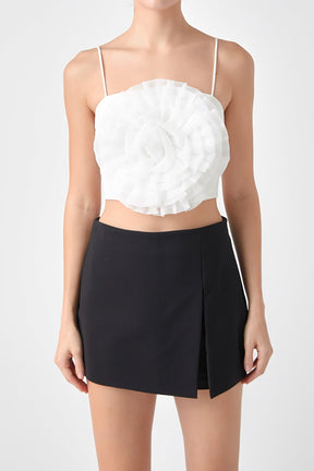 ENDLESS ROSE - Organza Flower Top - TOPS available at Objectrare