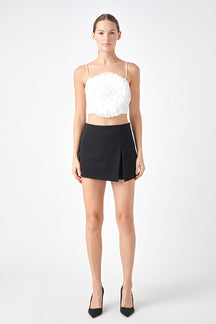 ENDLESS ROSE - Organza Flower Top - TOPS available at Objectrare