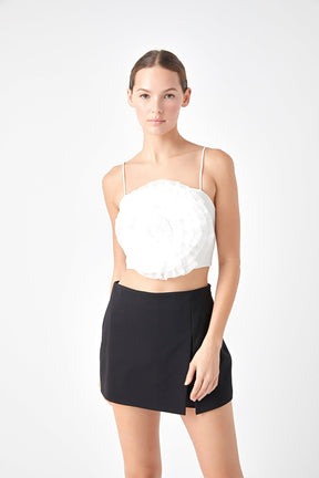 ENDLESS ROSE - Organza Flower Top - TOPS available at Objectrare