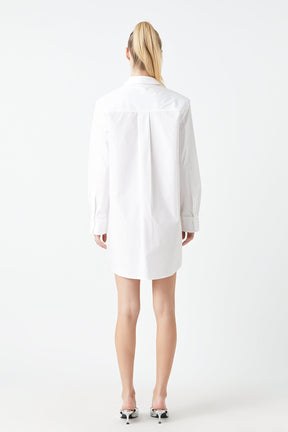 GREY LAB - Shirt Mini Dress - DRESSES available at Objectrare