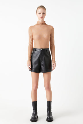 GREY LAB - Rhinestone Mesh Bodysuit - BODYSUIT available at Objectrare