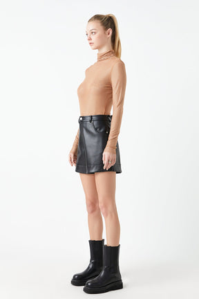 GREY LAB - Rhinestone Mesh Bodysuit - BODYSUIT available at Objectrare