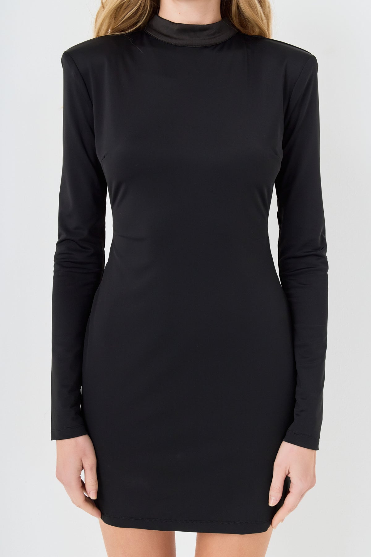 Jersey Open Back Mini Dress