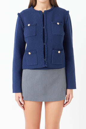 Braided Knit Jacket