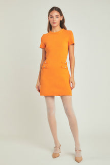 ENDLESS ROSE - Braided Mini Knit Dress - DRESSES available at Objectrare