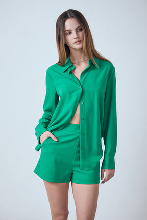 ENDLESS ROSE - High Waisted Shorts - SHORTS available at Objectrare